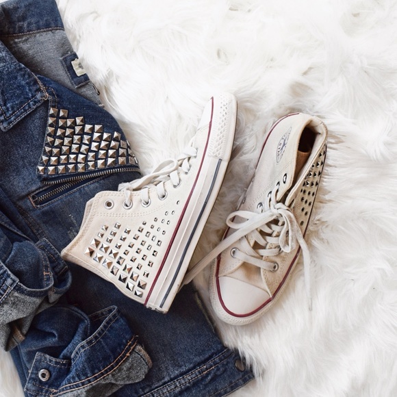 Converse Shoes - Converse Studded High Top Sneakers